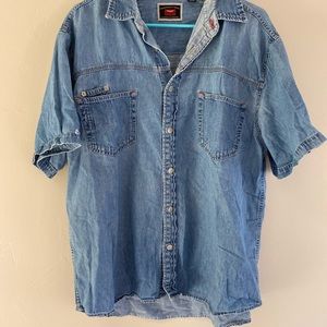 Wrangler jean shirt